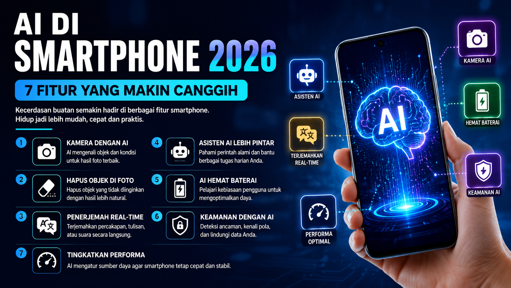 AI di Smartphone 2026: 7 Fitur yang Makin Canggih